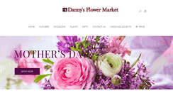 Desktop Screenshot of dannysflowermarket.net